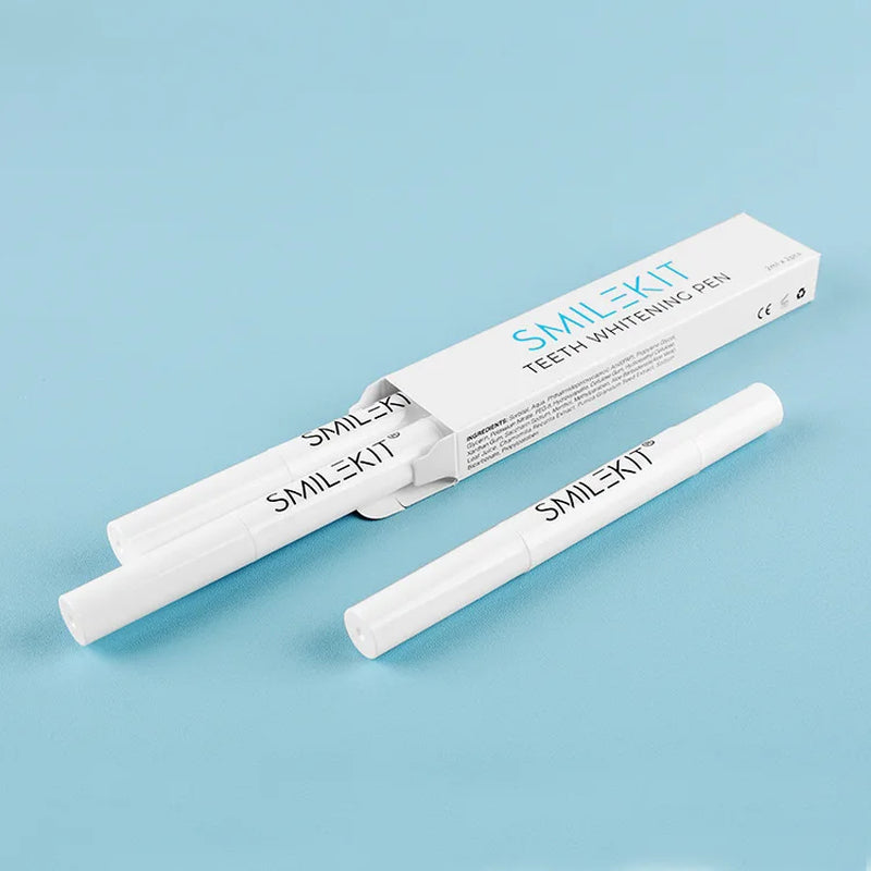 2Pcs*2Ml Whitening Toothbrush Pen Instant Use No-Brush Teeth Cleaning Pen Teeth Brightening and Glossing Care Tool