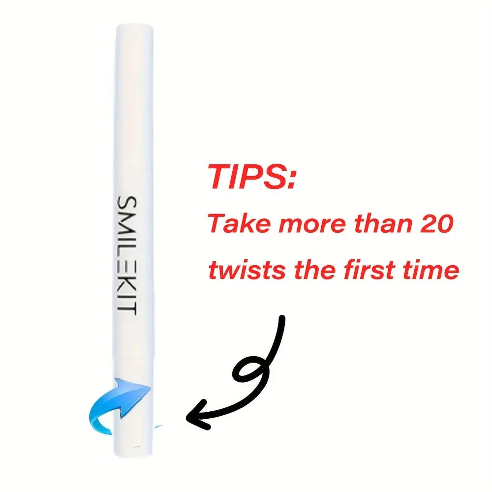 2Pcs*2Ml Whitening Toothbrush Pen Instant Use No-Brush Teeth Cleaning Pen Teeth Brightening and Glossing Care Tool